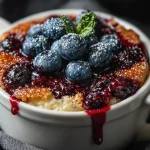 Blueberry Protein Mug Cake