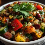Cowboy Caviar (High Protein Bean Dip)