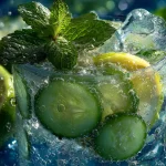 Cucumber Mint Sparkling Summer Drink