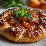 Fresh Apricot Galette (Honey Glaze)
