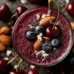 Fresh Cherry & Almond Protein Smoothie