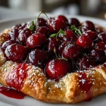 Fresh Cherry Protein Galette