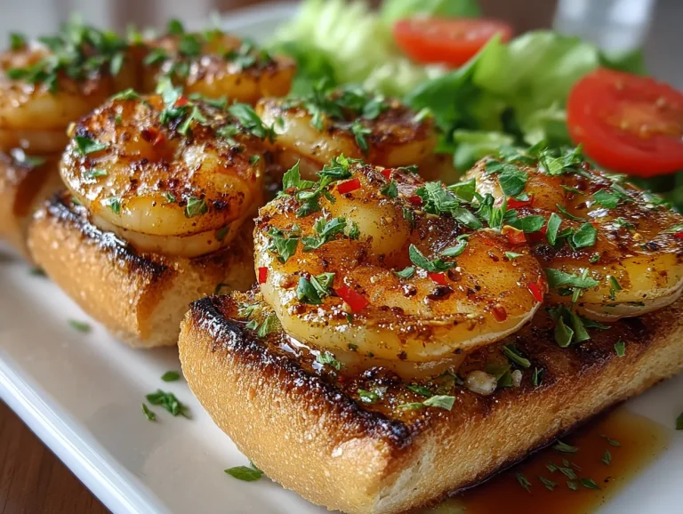 Grilled Shrimp Po' Boys (Low Calorie Bread)
