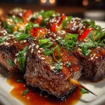 Grilled Teriyaki Beef Skewers