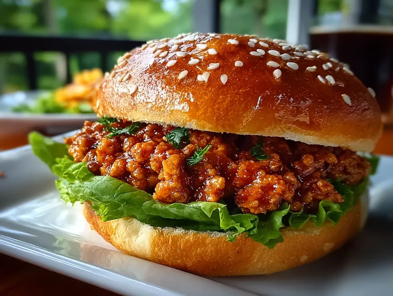 Ground Turkey Summer Sloppy Joes (Lettuce Wrapped)