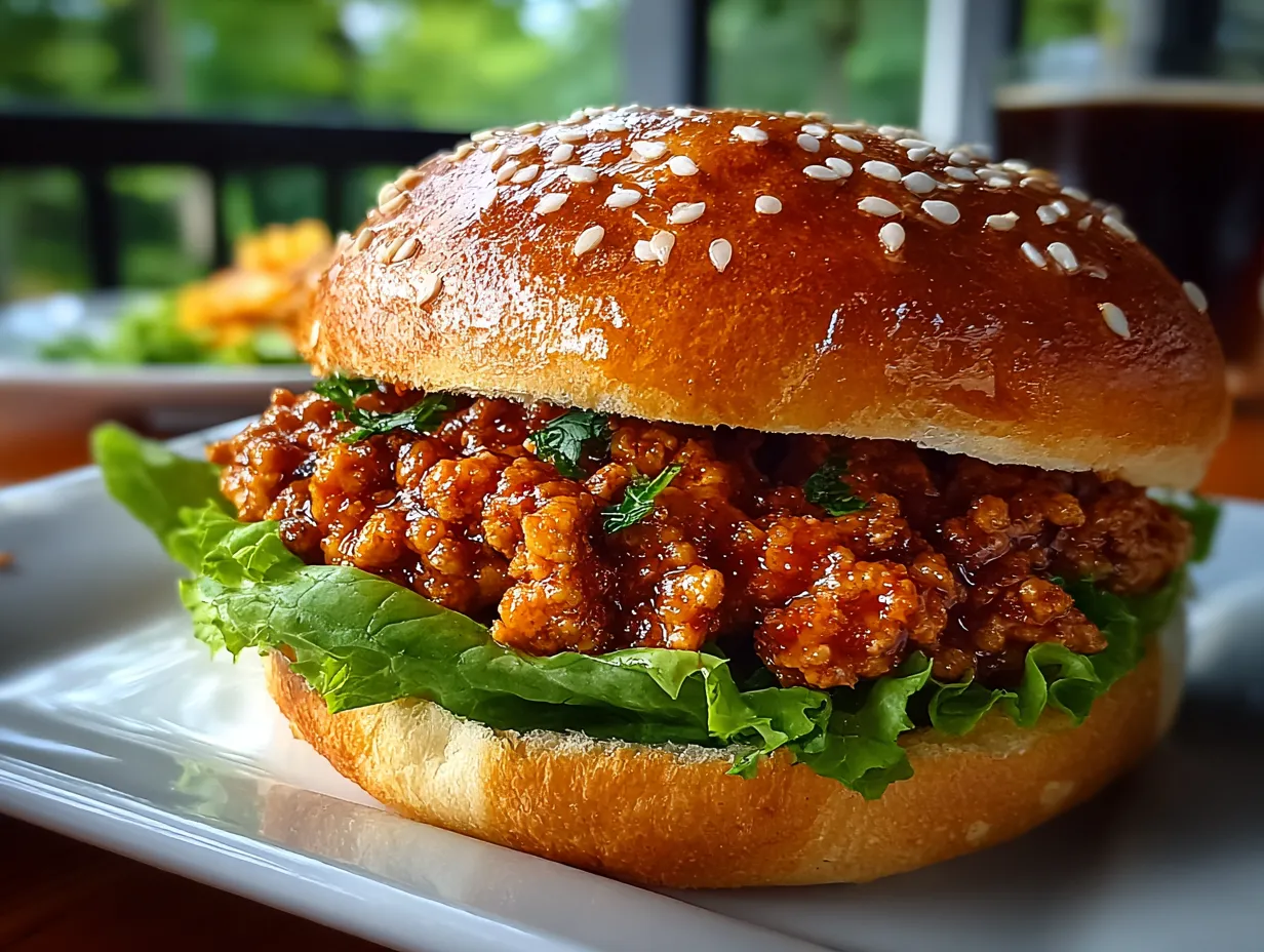 Ground Turkey Summer Sloppy Joes (Lettuce Wrapped)