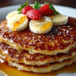 Healthy Banana Oat Blender Pancakes