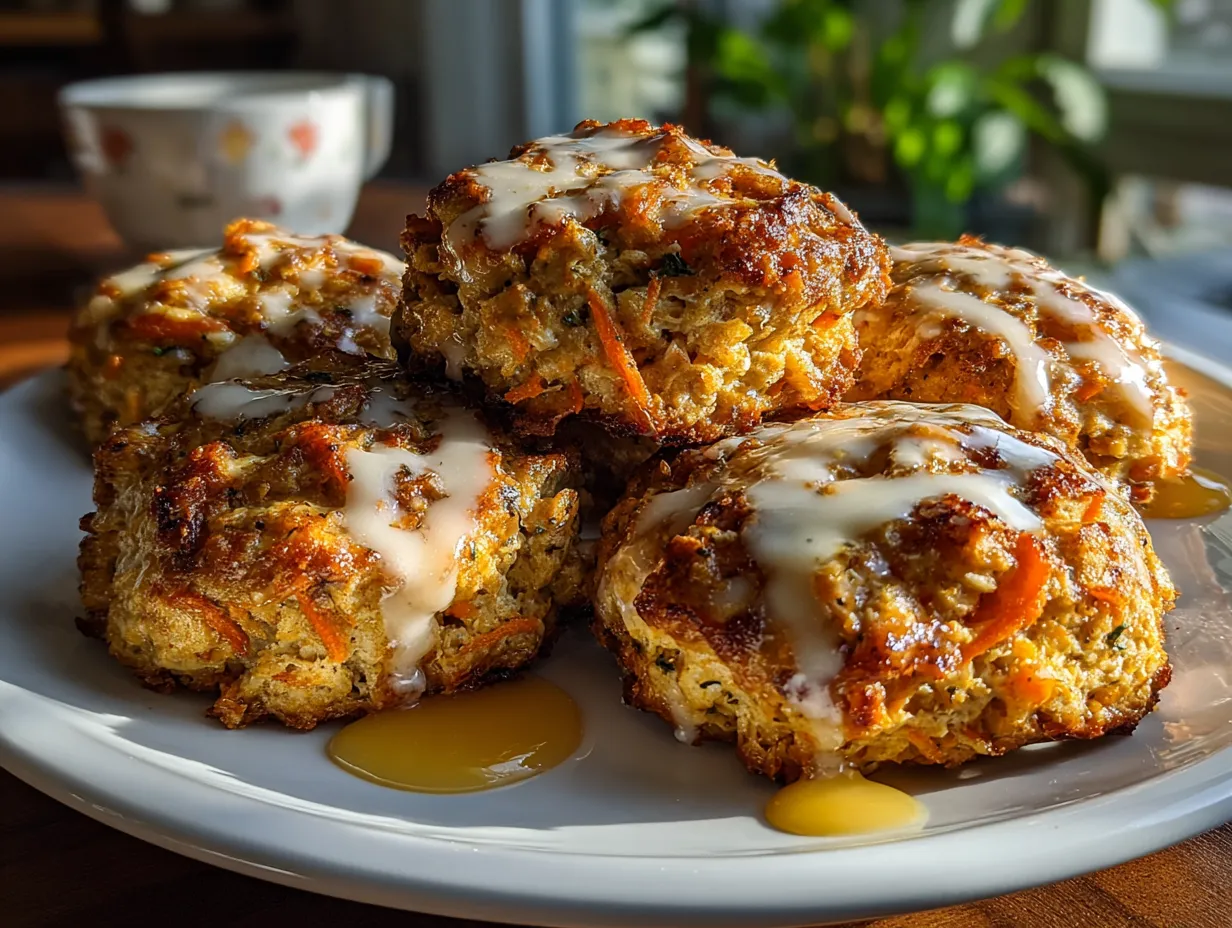 Healthy Carrot Cake Breakfast Cookies