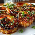 Honey Garlic Grilled Shrimp Skewers