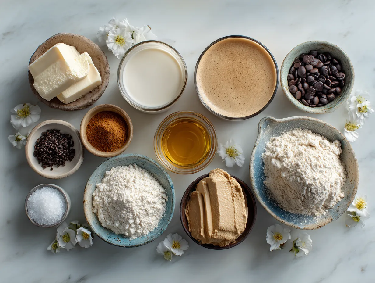 Ingredients for Iced Vanilla Sweet Cream Protein Coffee