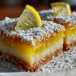 Lemon Bars with Oat Shortbread Crust