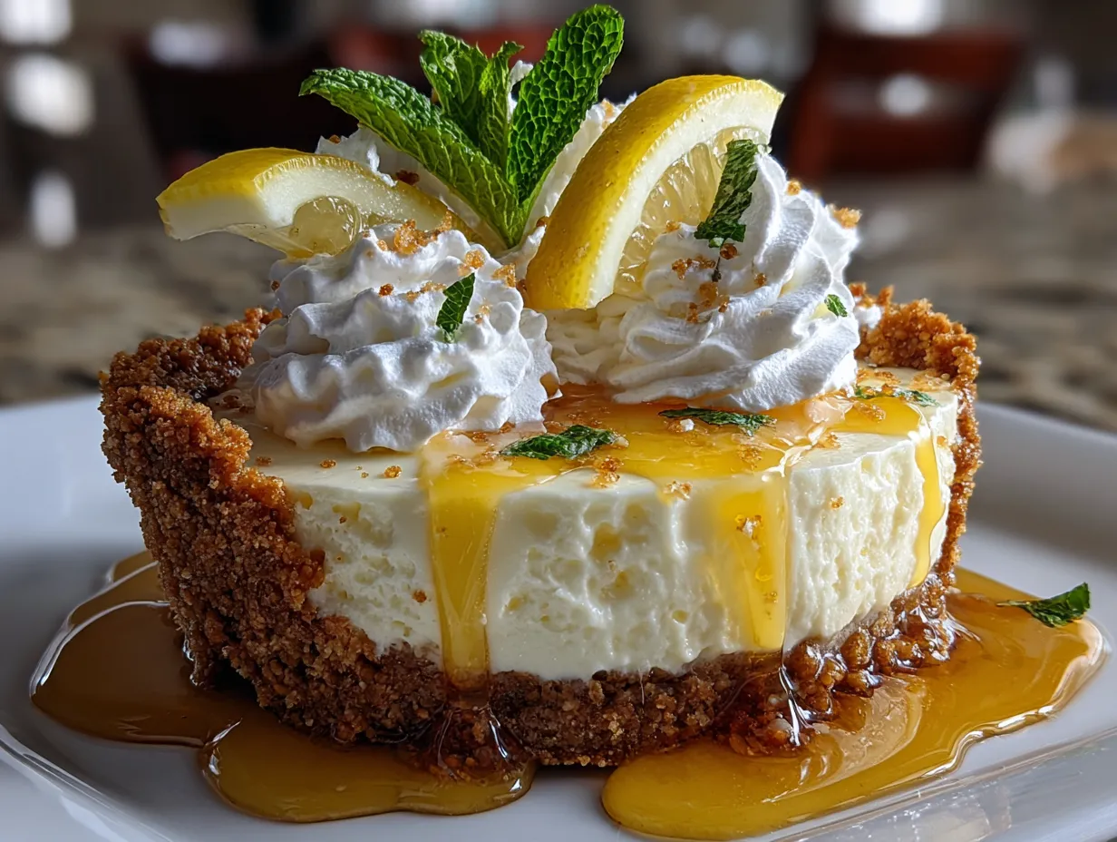 Lemon Cream Pie (No-Bake/Sugar-Free)