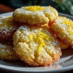 Lemon Zest Healthy Sugar Cookies