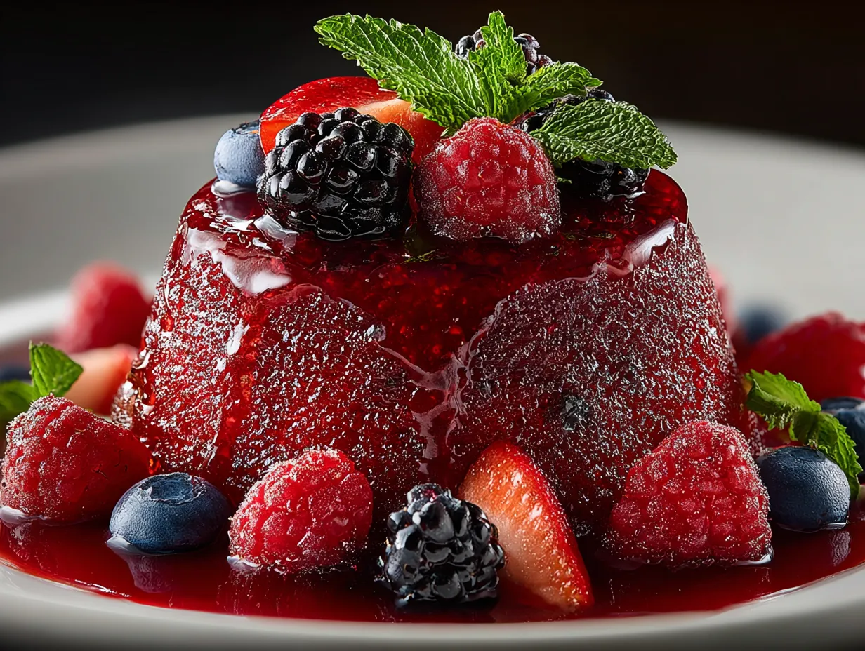 Mixed Berry Summer Pudding (Light)