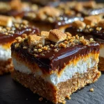 No-Bake S'mores Protein Bars