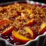 Old-Fashioned Fresh Peach Crisp (Low Sugar)