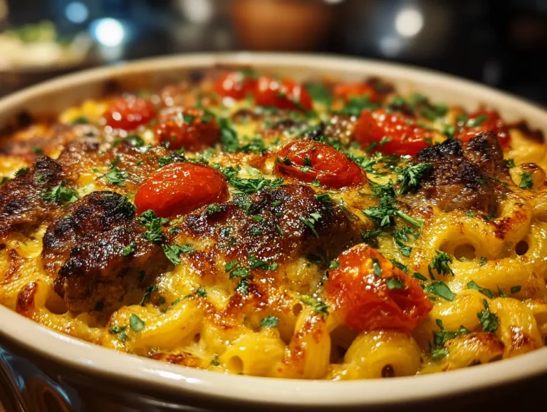 One-Pot Beef & Macaroni Casserole (Light)