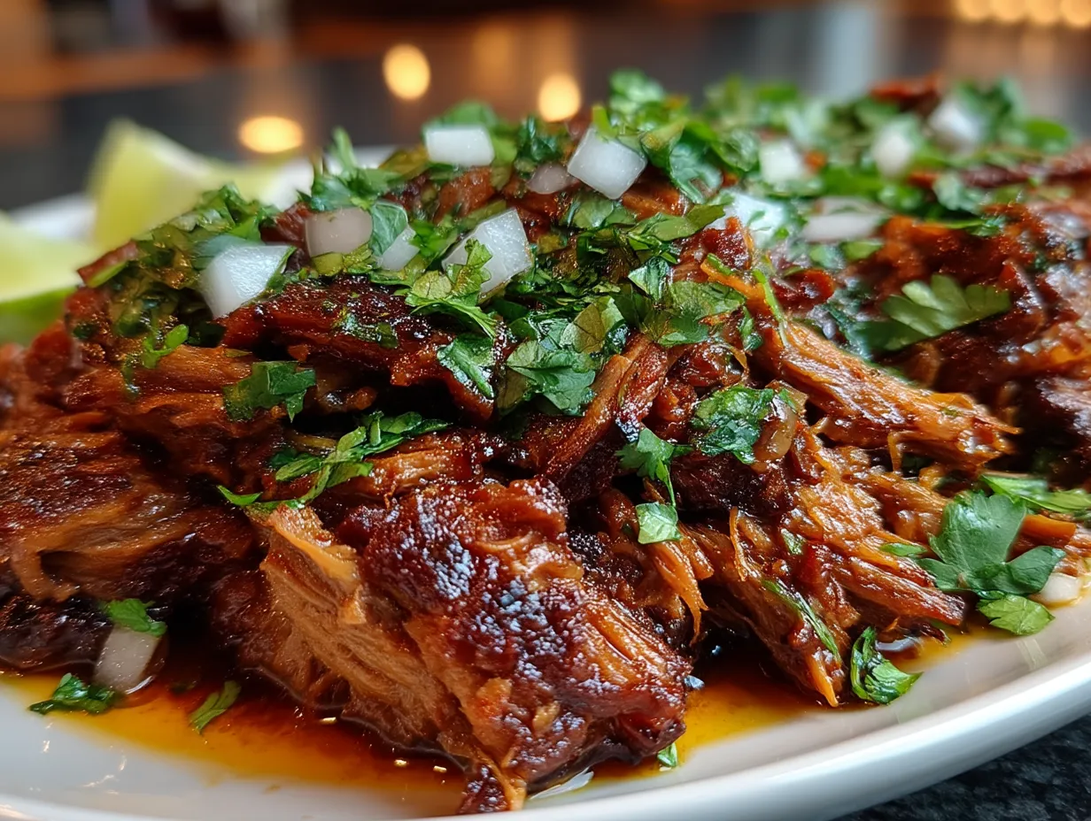 Serving ideas for Slow Cooker Beef Carnitas Pork-Free