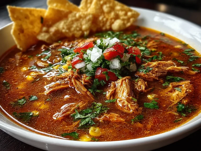 Slow Cooker Chicken Tortilla Soup (No Pork)