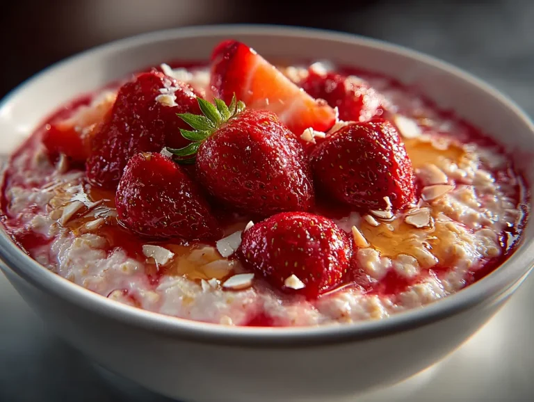 Strawberry Protein Overnight Oats