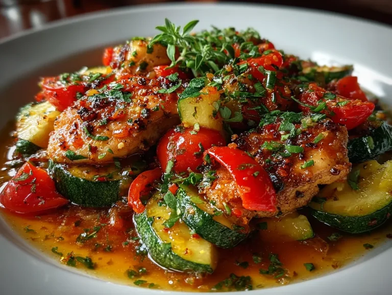 Summer Garden Ratatouille with Chicken