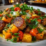 Turkey Sausage & Sweet Potato Hash