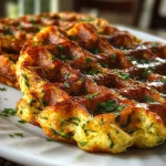 Zucchini Protein Waffles (Sugar-Free)