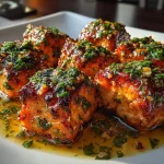 Air Fryer Honey Garlic Salmon Bites