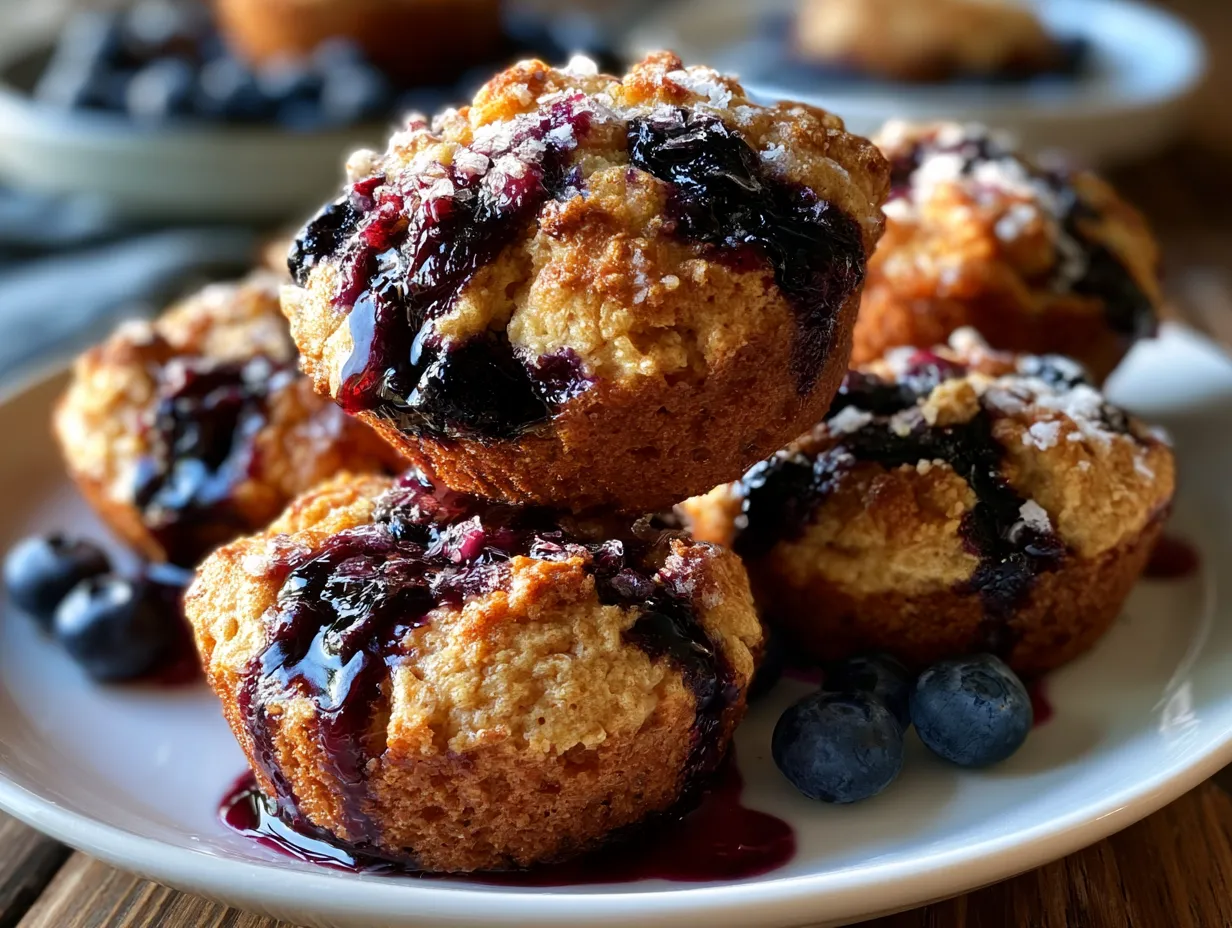 Blueberry Muffin Protein Cookies