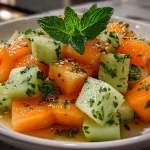 Cantaloupe Mint Salad