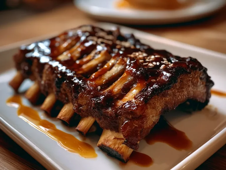 Creepy Skeleton BBQ Beef Rib