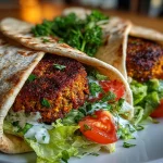 Falafel Pita Wrap