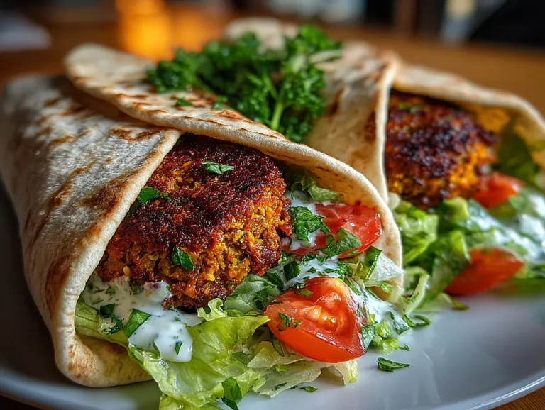Falafel Pita Wrap