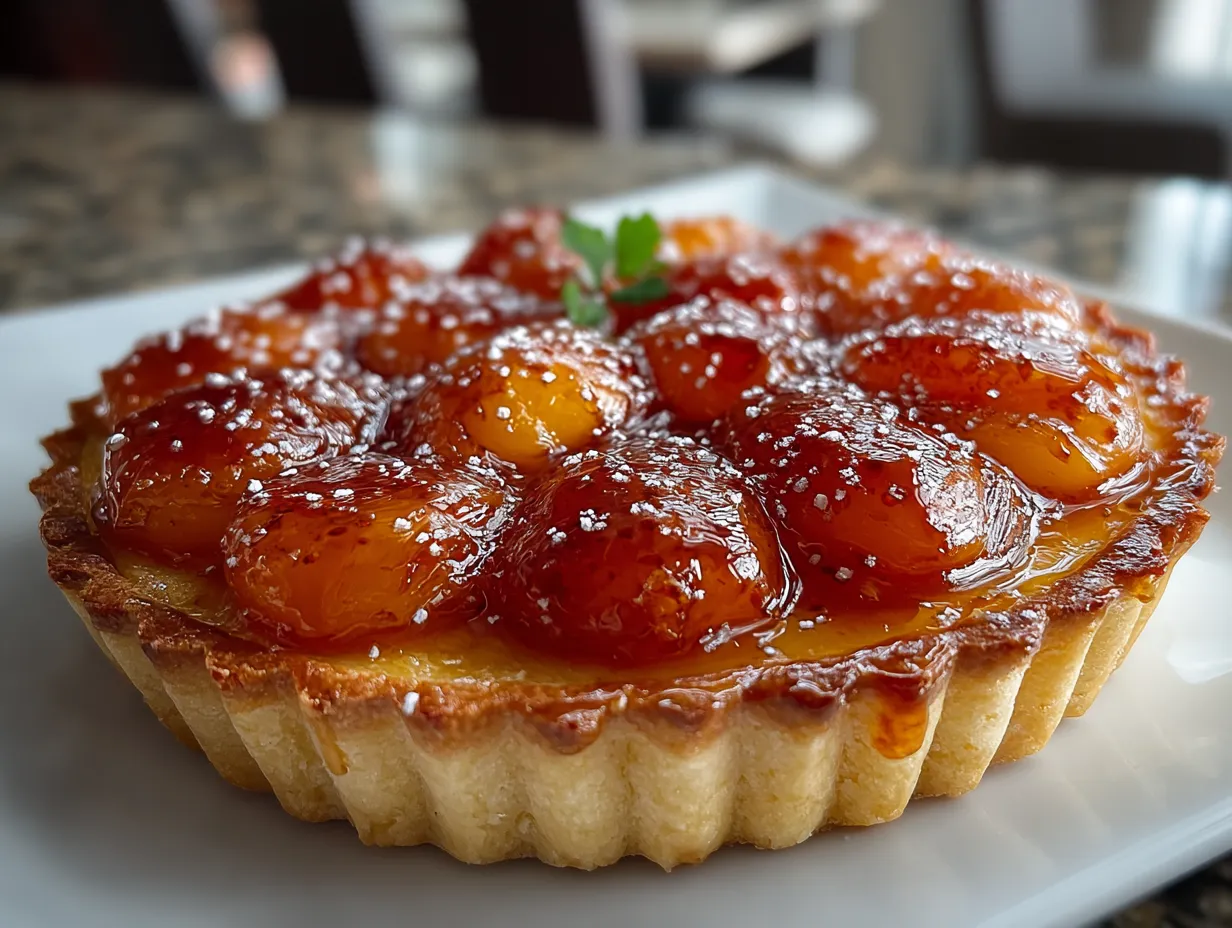 Fresh Apricot Tart with Honey
