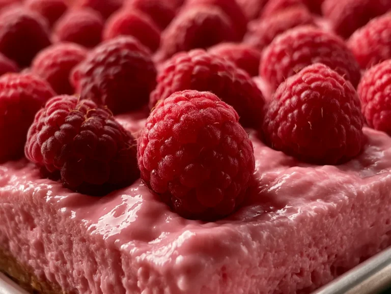 Fresh Raspberry Yogurt Bars