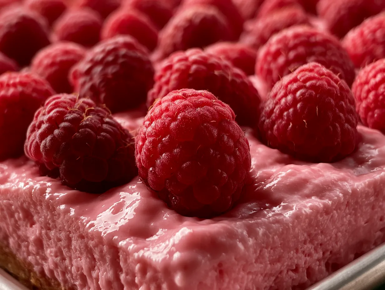 Fresh Raspberry Yogurt Bars