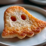 Ghost Shaped Oatmeal Pancake