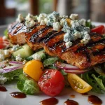 Grilled Buffalo Chicken Salad (Blue Cheese)