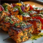 Grilled Salmon Kabobs