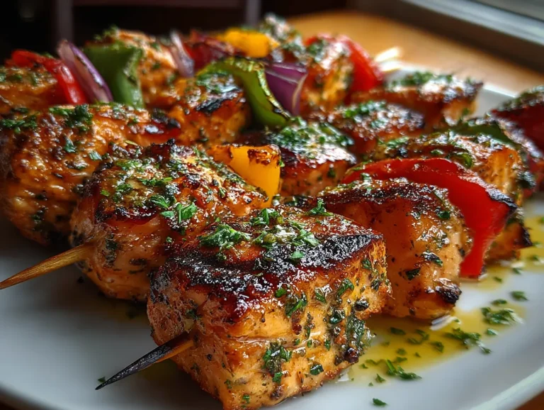 Grilled Salmon Kabobs