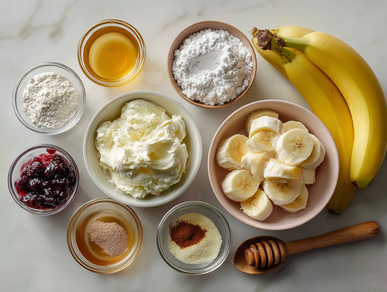 Ingredients for Healthy Frozen Banana Bites