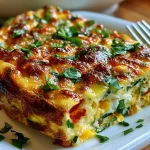 Healthy Zucchini & Corn Breakfast Frittata