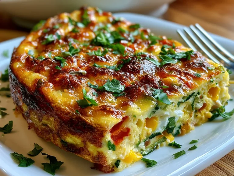 Healthy Zucchini & Corn Breakfast Frittata