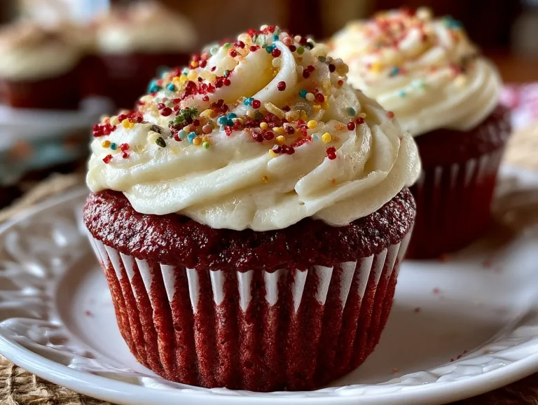 Homemade Red Velvet Cupcakes
