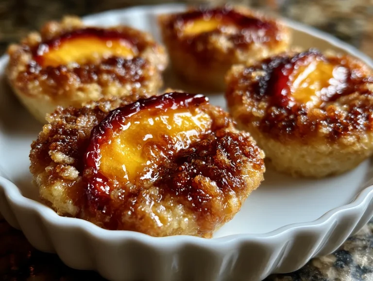 Individual Peach Crisp Cups (Portion Controlled)
