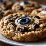 Monster Eyeball Chocolate Chip Cookies