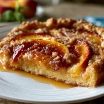 Nectarine & Peach Galette-Style Crisp