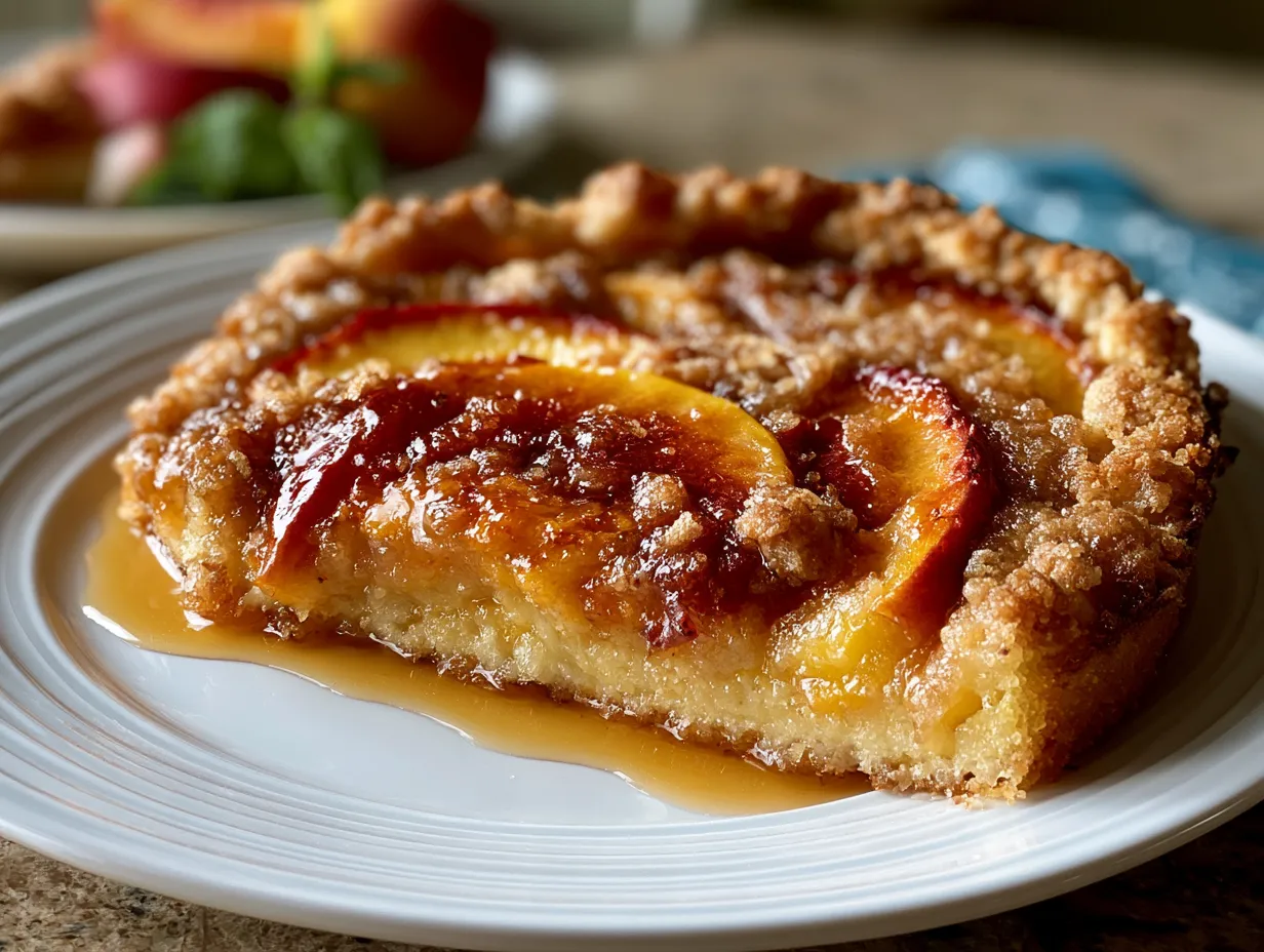 Nectarine & Peach Galette-Style Crisp