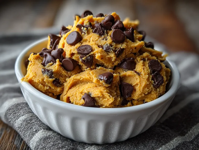 No-Bake Choc Chip Protein Cookie Dough