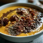 Pumpkin Bat Smoothie Bowl